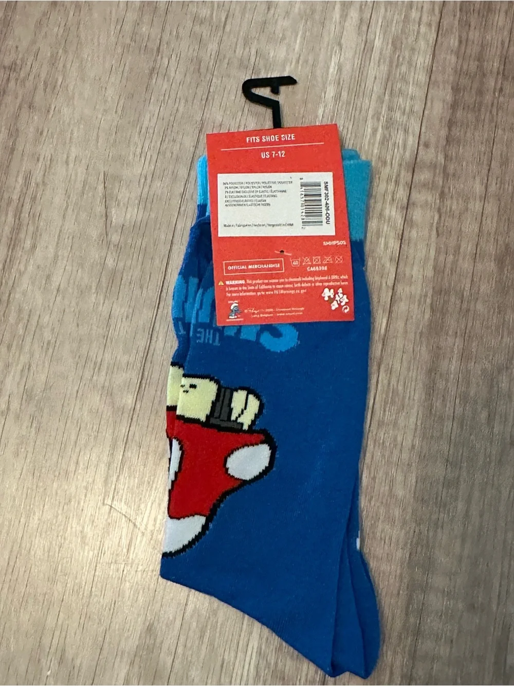 Smurfs Crew Socks - One Size. New.